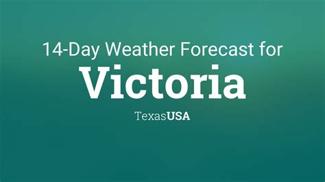 Victoria Weather Forecasts. Weather Underground provides local & long-range weather forecasts, weatherreports, maps & tropical weather conditions for the …